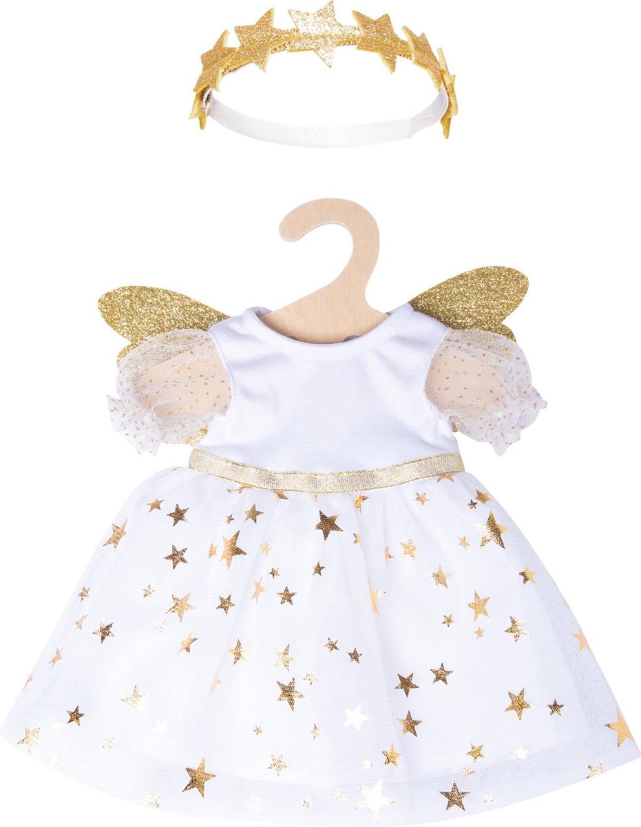 Heless Doll Dress Angel med stjerner, 28-35 cm