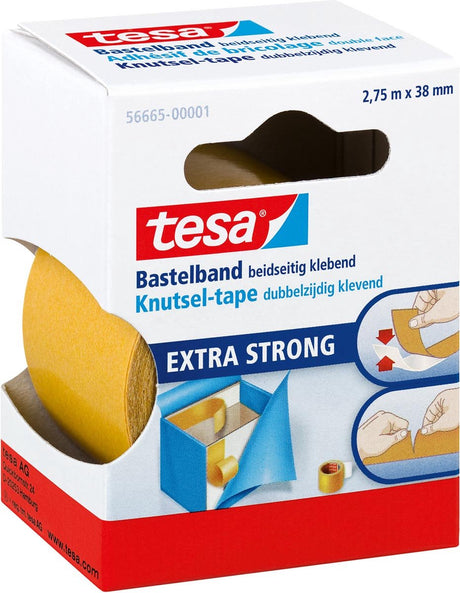 Tesa extra strong 56665-00001-01 double-sided tape bastelband transparent (L x W) 2.75 m x 38 mm 1 piece(s)