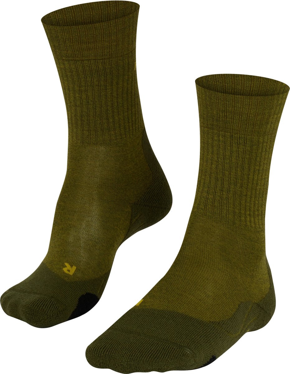 Falke tk2 uld anti-blister tykt uld funktionsmateriale gåstrømper herre grøn - str. 42-43