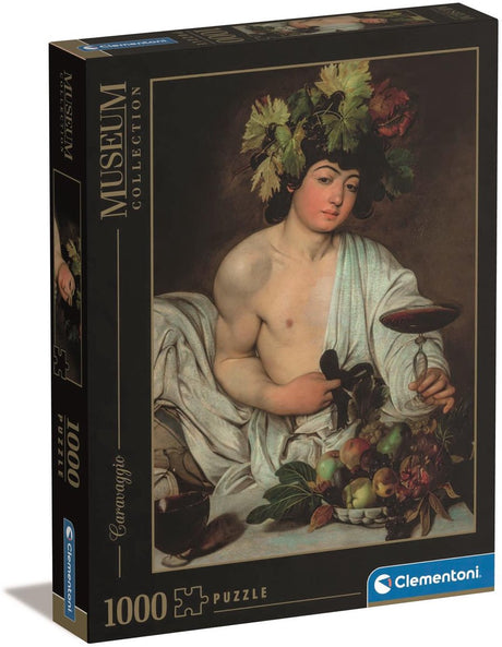Clementoni - puslespil - 1000 brikker - caravaggio bacchus - puslespil for voksne