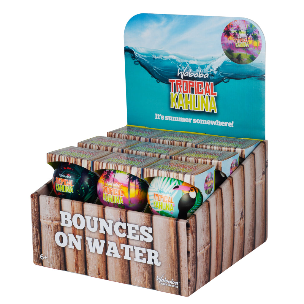 Waboba tropisk kahuna bold 9 cm forskellige versioner