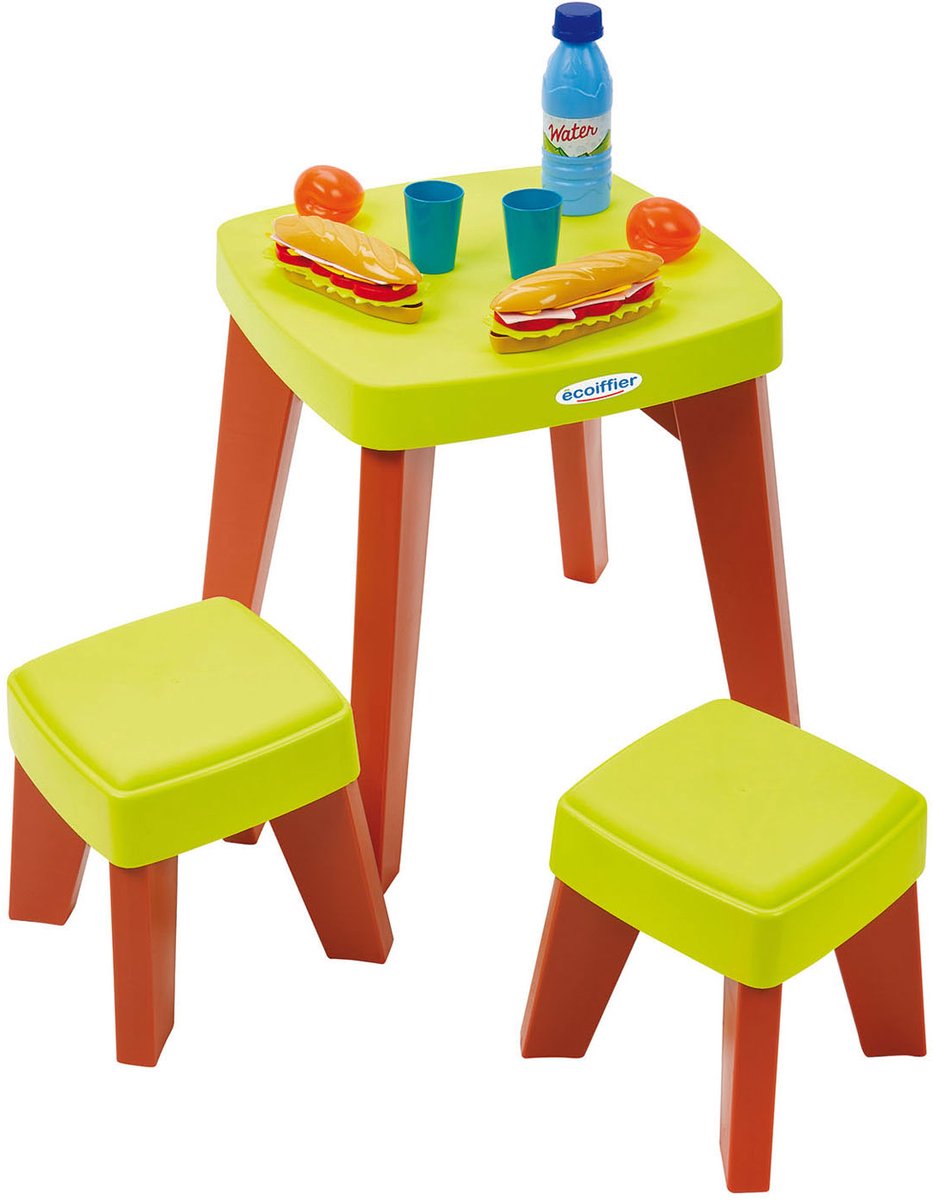 Écoiffier ecoiffier picnic bord legesæt - 10 stk.