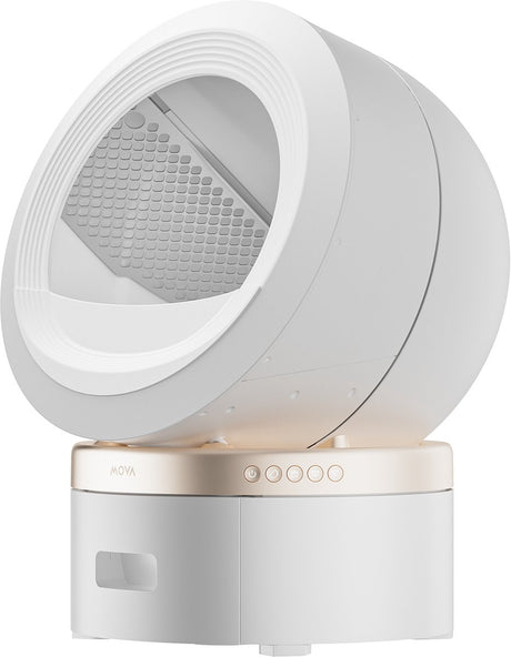 Mova LR10 Prime - smart selvrensende kattebakke med app - automatisk kattebakke - 60l stor - velegnet til flere katte - lugtkontrol - lydløs drift - WiFi kattetoilet