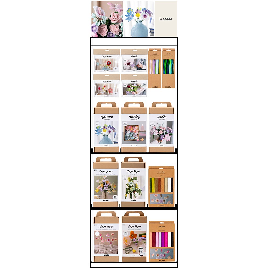 Https: www.cchobby.nl gulvdisplay-unassembled-category-flower-mix-adult-h-1580-mm-l-600-mm-b-400-mm-99-unit-1-piece