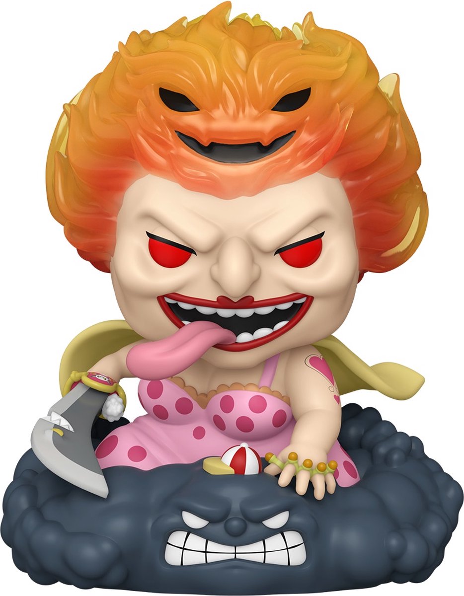 Funko one piece - pop! deluxe hungry big mom 17 cm samlerfigur - flerfarvet
