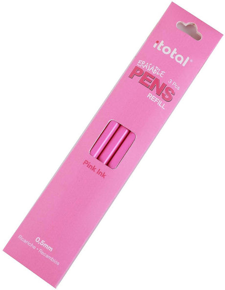 Itotal sletbart blæk refill pink, 3 stk.