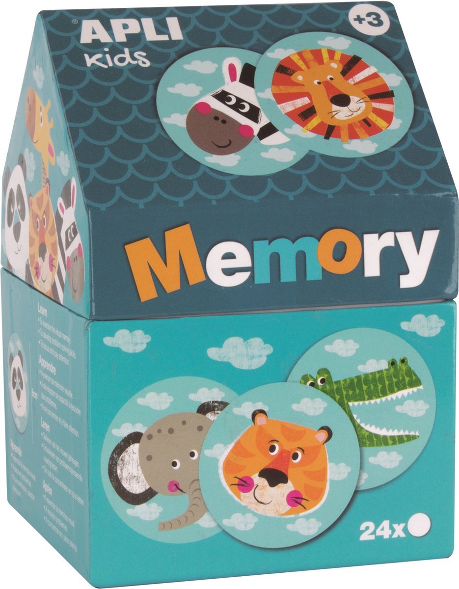 Apli kids apli - safari memory 24-dele