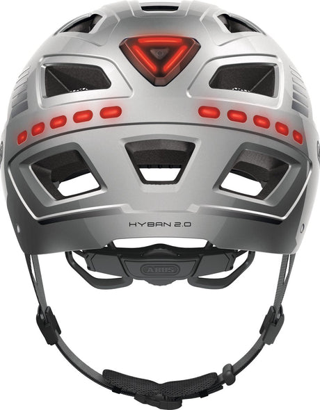 Abus Helmet HyBan 2.0 Signal Silver XL 58-63cm