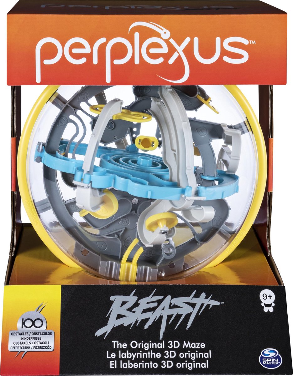 Perplexus spin master spil - beast 3d labyrint spil - 100 forhindringer
