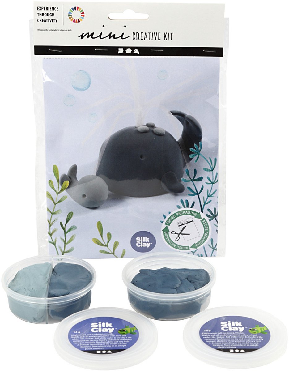 Creativ company cc mini creative kit hval med kalv