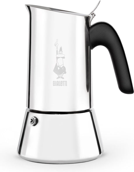 Bialetti percolator venus - 4 hoveder - rustfrit stål - induktion velegnet