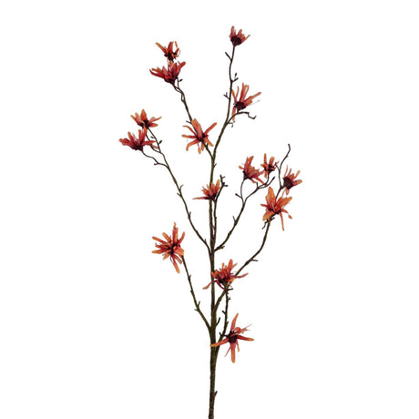 Roberts kollektion kunstig blomst hamamelis orange 120cm