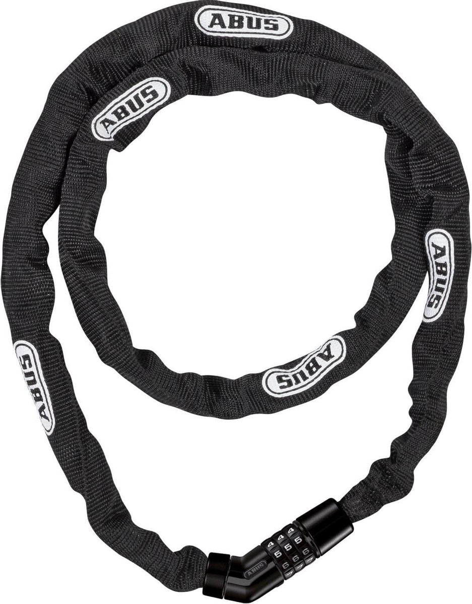 Abus Grade Chain Lock 4804C 75 Sort 110 cm