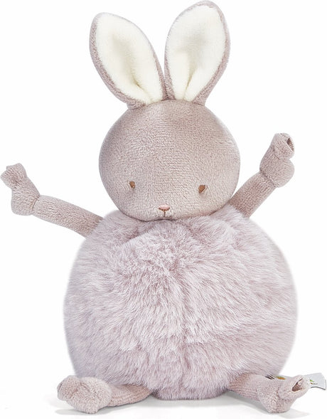Bunnies by the bay roly-poly kanin - tøjdyr - krammetøj til børn - broderede detaljer - 13 cm - lilla