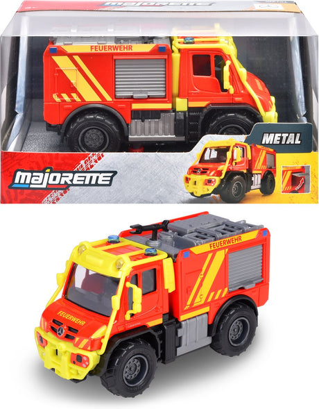 Majorette unimog u530 brandbil 0 6