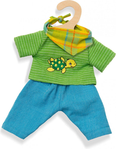 Heless dukketøj outfit max 3-delt blågrøn 35-45 cm