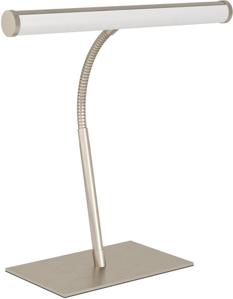 Eglo riccione tafellamp - bureaulamp - 39.5 cm - nikkel - instelbaar wit licht (warm, neutraal en daglicht) - dimbaar