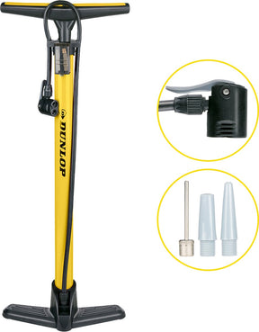 Dunlop cykelpumpe gul