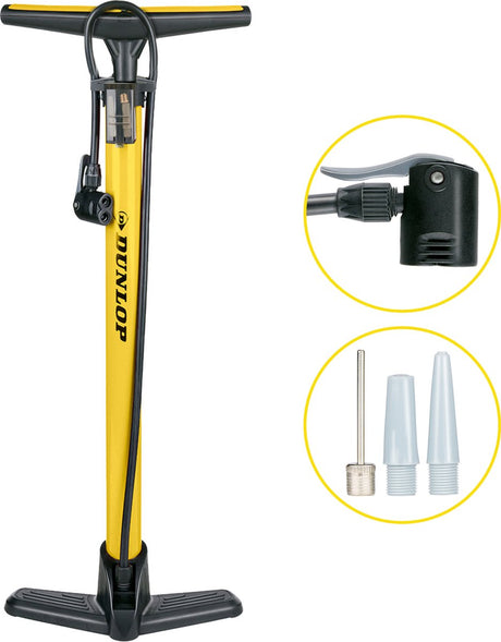 Dunlop cykelpumpe gul