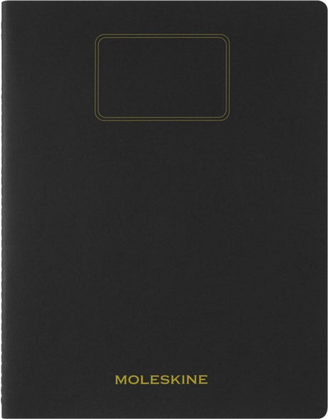 Moleskine elevnotesbog xxl - blød kraft - blank - sort