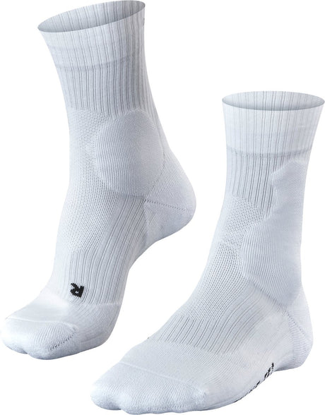 Falke te2 anti-blister bomuld funktionsmateriale tennisstrømper herre hvid - str. 42-43