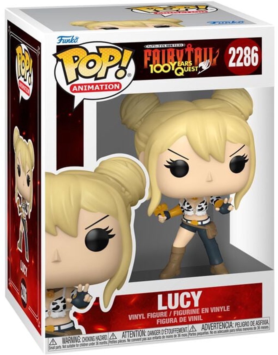 Funko fairy tail lucy vinylfigur 2286 unisex pop! - neutral - standard