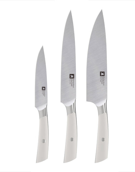 Richardson sheffield - suverænt knivsæt - 20 cm kokkekniv - 20 cm udskæringskniv - 13 cm husholdningskniv