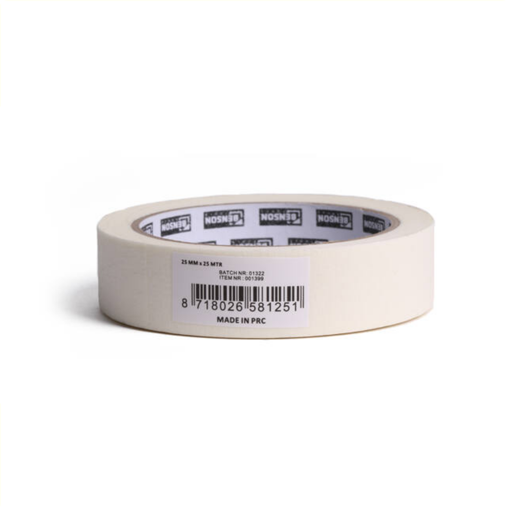 Afplaktape 25mm x 25m