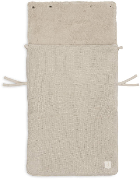 Jollein voetenzak groep 0+ 3 5 punts gordel sprinkle knit sand