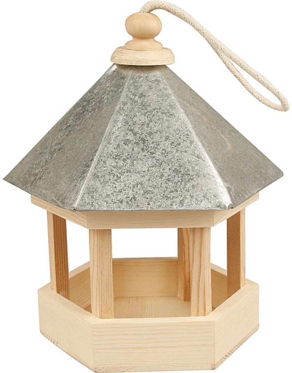 Https: www.cchobby.nl fuglefoderhus-med-zinktag-mål-22x18x16-5-cm-1-stykke