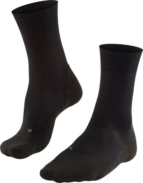 Falke go2 anti-blaar katoen functioneel materiaal golfsokken heren zwart - maat 46-48