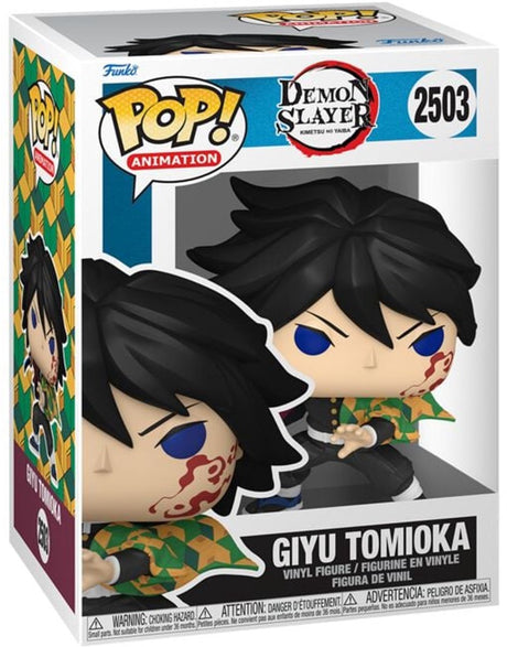 Funko demon slayer giyu tomioka vinyl figur 2503 unisex pop! - neutraal - standard