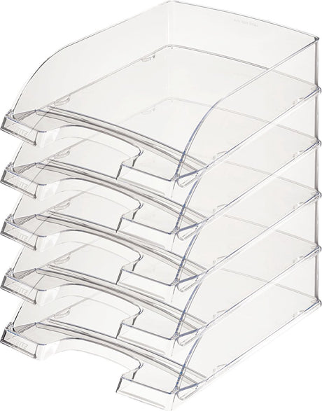 Leitz brevbakke plus 5226 transparent 5 stk