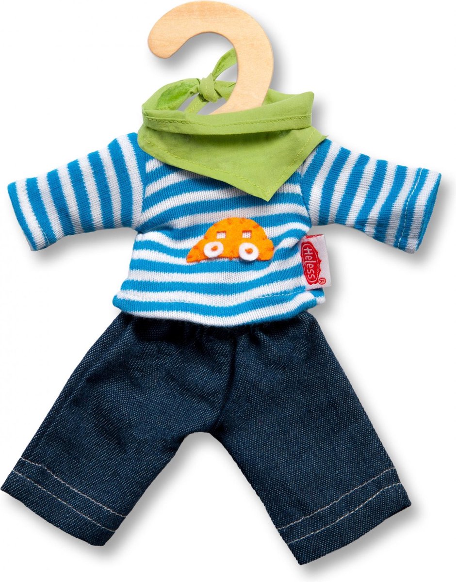 Heless dukke outfit dreng, 20-25 cm