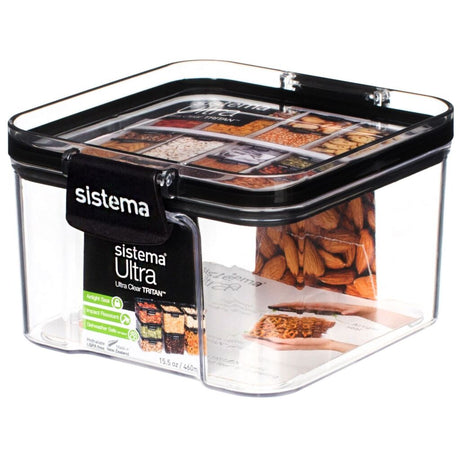 Systema ultra firkantet opbevaringsboks - 460ml