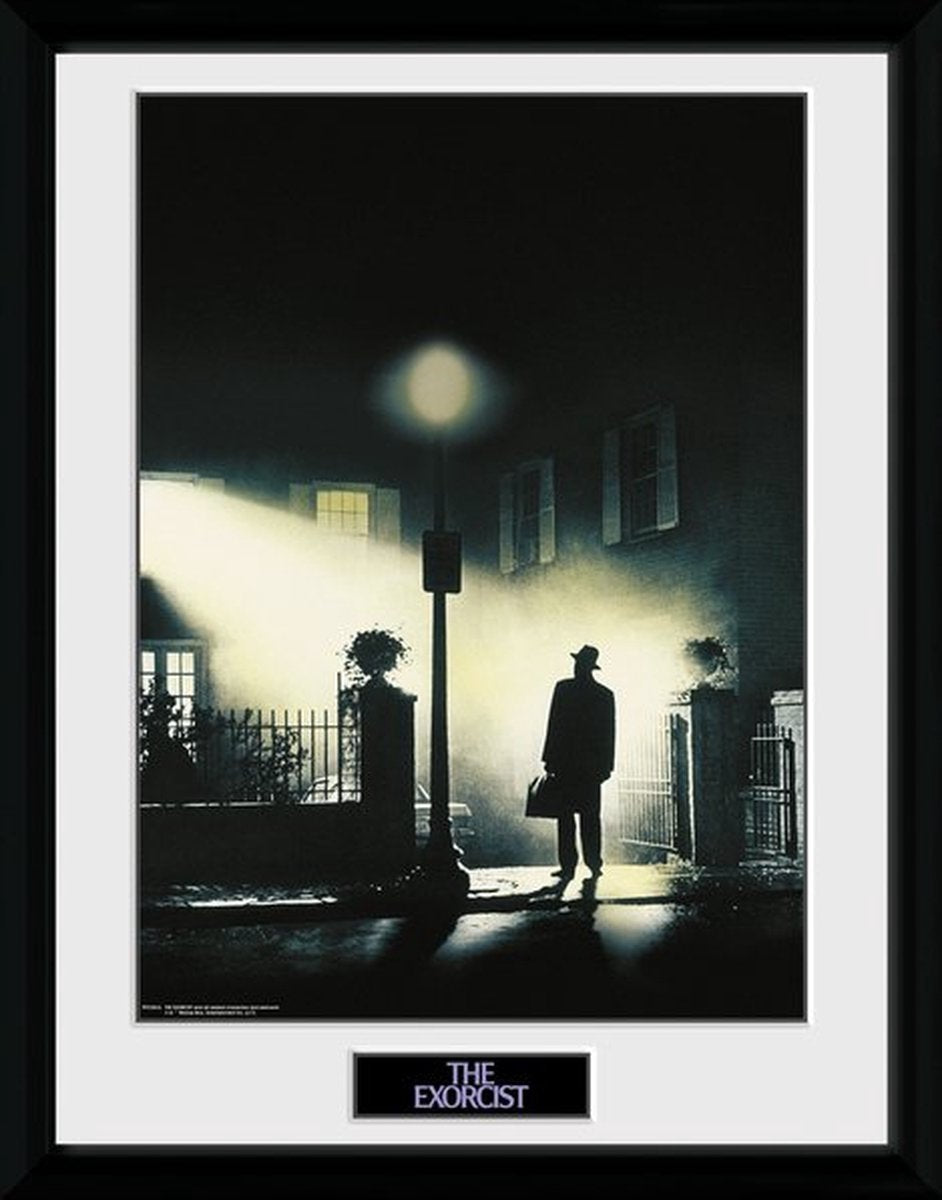 Umærket sans marque the exorcist: nøglekunst 30 x 40 cm samlerprint