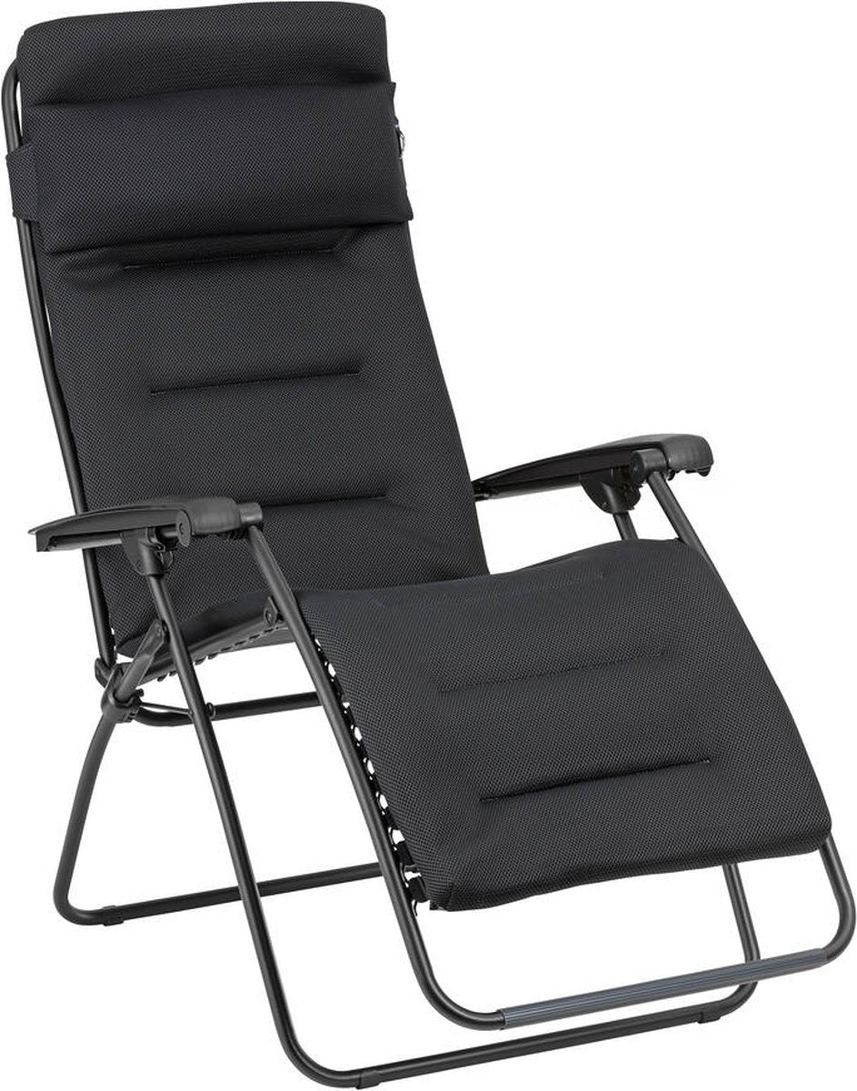 Lafuma rsx clip aircomfort - afslapningsstol - justerbar - foldbar - nul tyngdekraft - acier