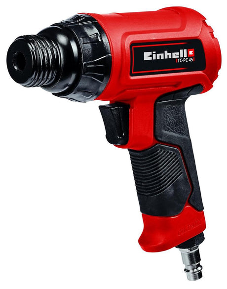 Einhell pneumatisk mejsel tc-pc 45 sæt - 1,2 år - inkl. 4-delt mejselsæt (120 mm) og nåleskaler