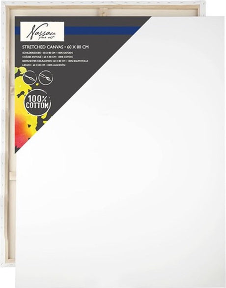 Kreativt håndværk gruppe lærred maleri lærred bomuld 60x80 cm hvid maleri.