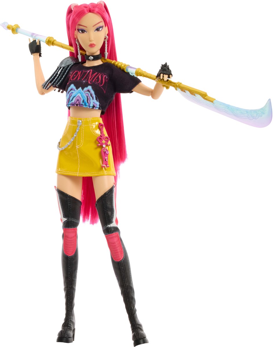 Mattel kpop demon hunters huntr x mira - modedukke