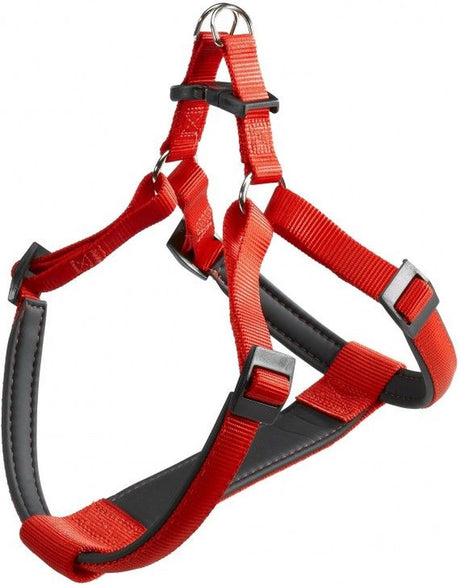 Ferplast daytona hundesele - nylon - blødt for - rød - xl - halsomkreds 80 - 88 cm - brystomkreds 83 - 97 cm (mål før bestilling)
