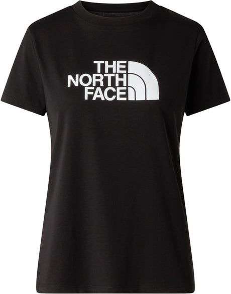 The north face w evolution half dome slim kortærmet udendørs skjorte til kvinder - tnf sort