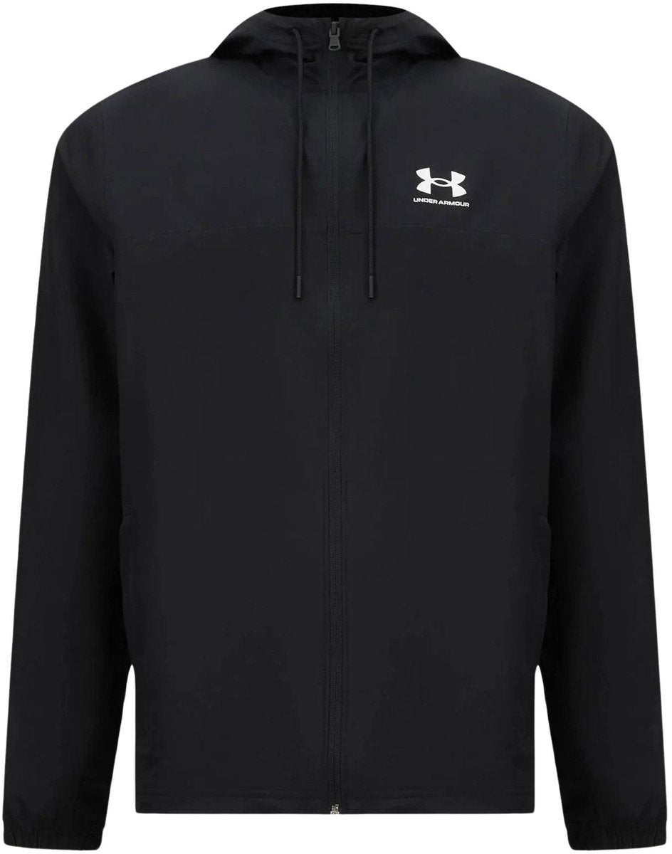 Under Armour UA Rival WVN Windbreaker-BLK Sportsjakke til mænd - Sort - Hvid
