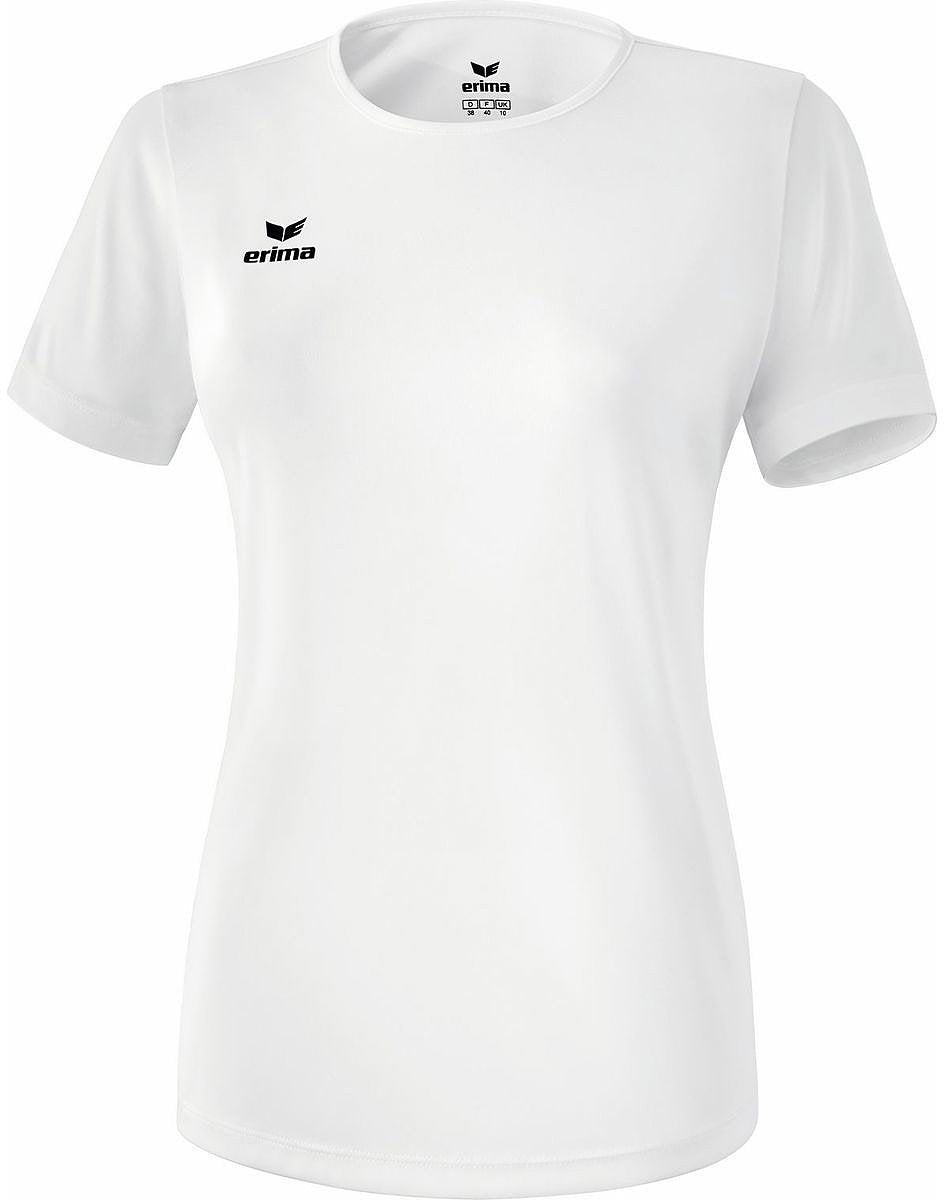 Erima team sport funktionel t-shirt kvinder - ny hvid | størrelse: 36