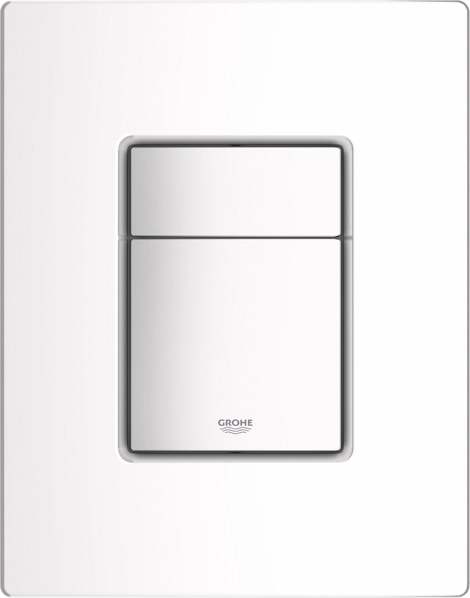 Grohe quickfix-enkelt betjeningsplade - hvid