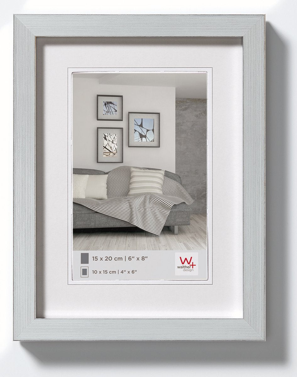 Walther konstruktion - fotoramme - fotostørrelse 18x24 cm - sølv