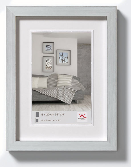 Walther konstruktion - fotoramme - fotostørrelse 18x24 cm - sølv