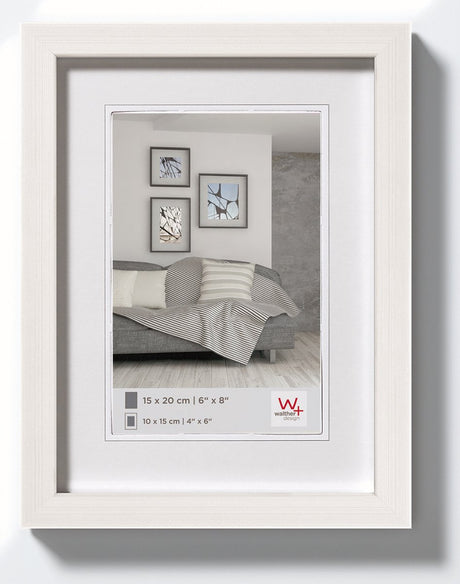 Walther konstruktion - fotoramme - fotostørrelse 18x24 cm - hvid