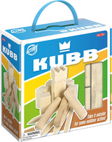 Tactic kubb – fange- og kastespil – originalt svensk kastespil i praktisk bærbar æske – bæredygtigt fyrretræ