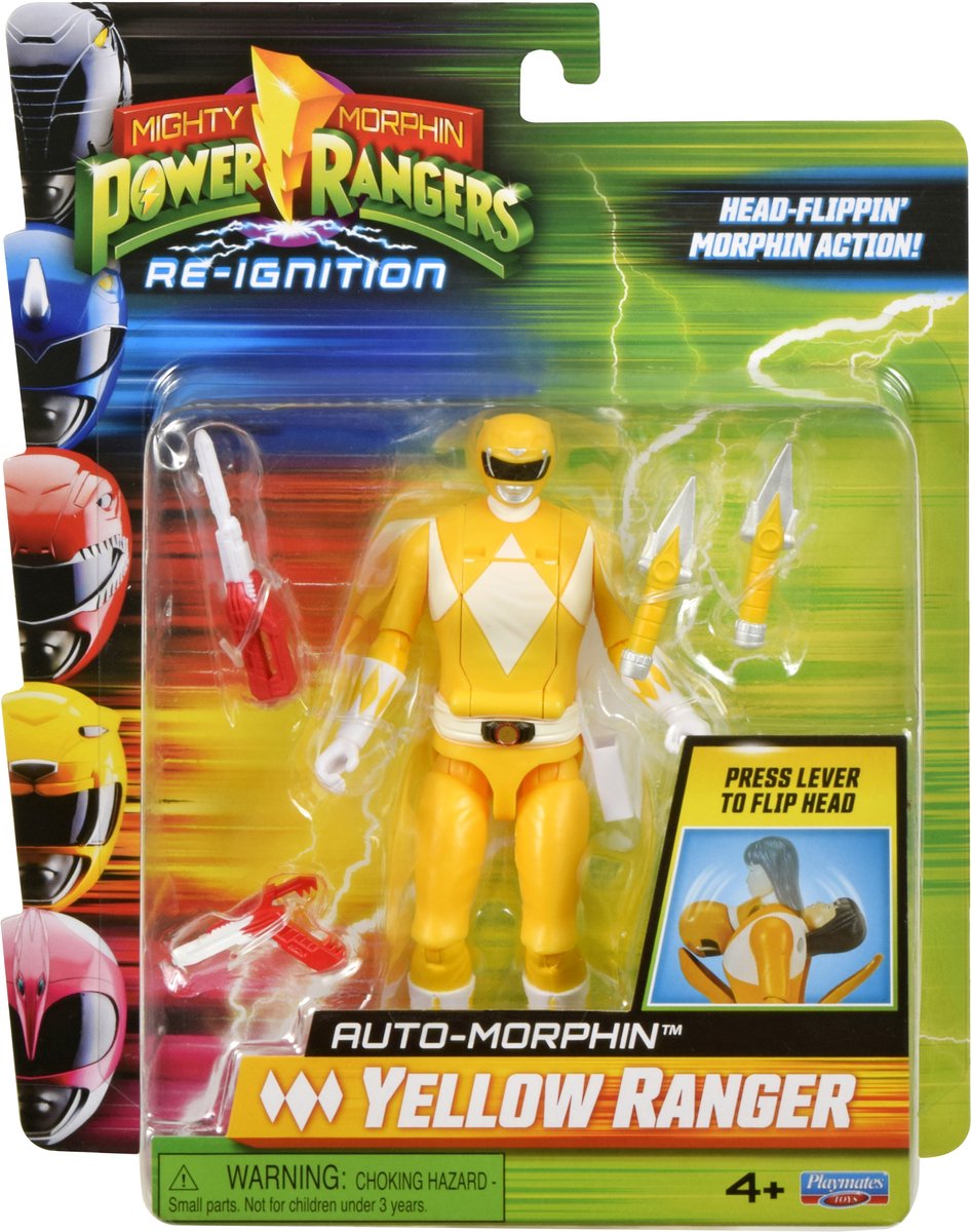 Boti power rangers bil morfin gul ranger